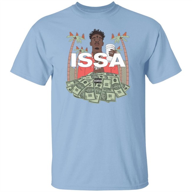 21 Savage Merch Issa White T-Shirt 21 Savage Merch Issa White T-Shirt