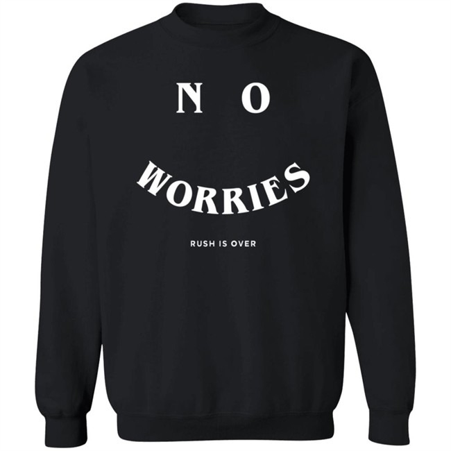 Delta Gamma Merch No Worries Tee Shirt Delta Gamma Merch No Worries Tee Shirt