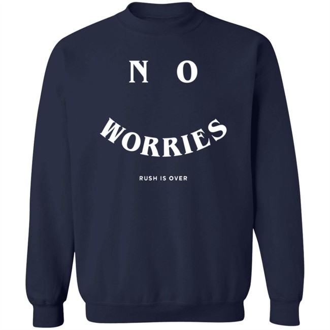 Delta Gamma Merch No Worries Tee Shirt Delta Gamma Merch No Worries Tee Shirt
