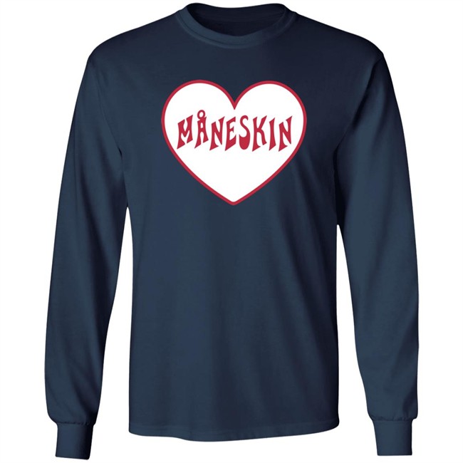 Mammamia Ah Maneskin Merch MA Heart Shirt Mammamia Ah Maneskin Merch MA Heart Shirt