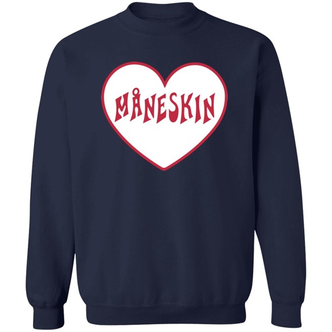 Mammamia Ah Maneskin Merch MA Heart Shirt Mammamia Ah Maneskin Merch MA Heart Shirt