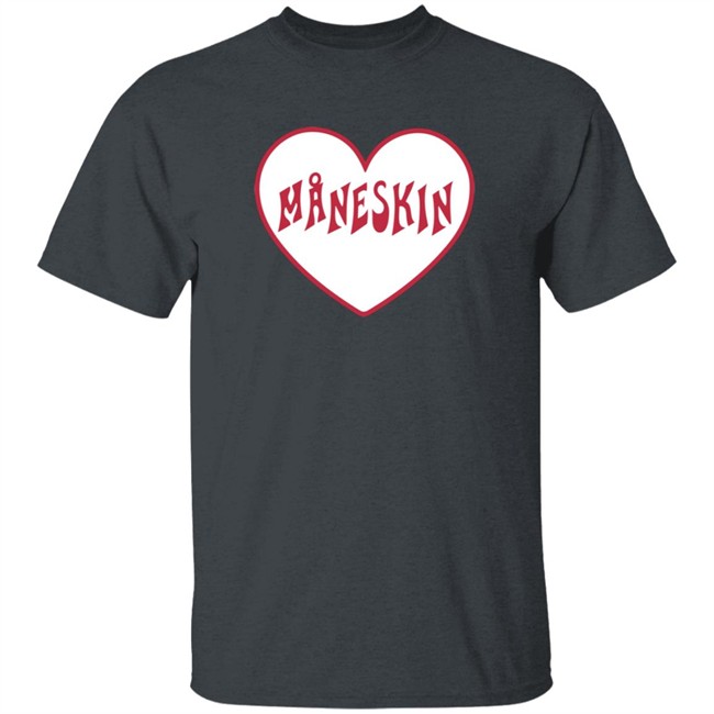 Mammamia Ah Maneskin Merch MA Heart Shirt Mammamia Ah Maneskin Merch MA Heart Shirt