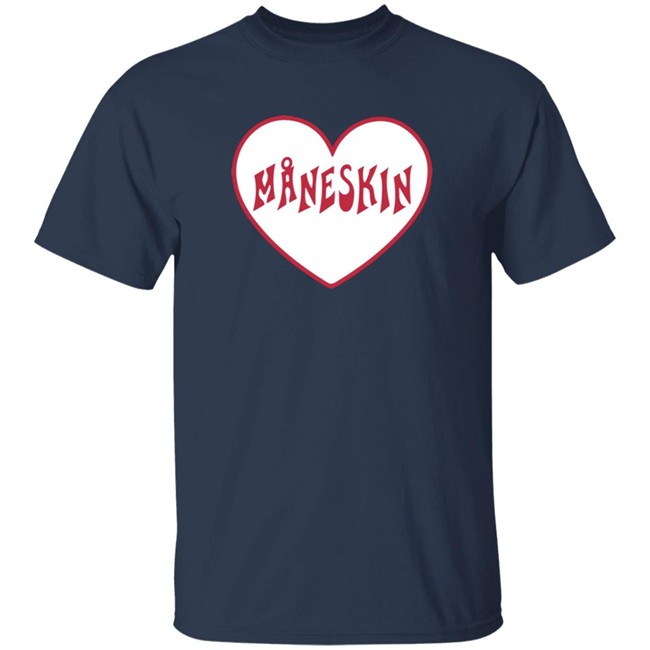 Mammamia Ah Maneskin Merch MA Heart Shirt Mammamia Ah Maneskin Merch MA Heart Shirt