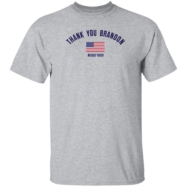 Meidas Touch Store Thank You Brandon Flag Shirt Brett Meiselas