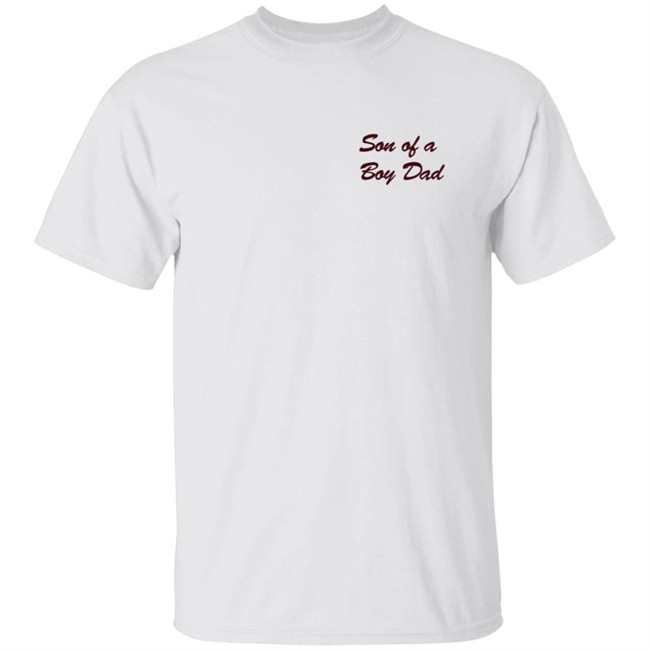Son Of A Boy Dad Merch Son Of A Boy Dad Pocket Tee Shirt