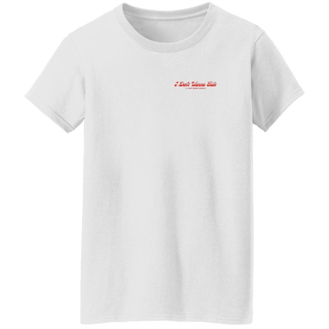 Glass Animals Merch I Don't Wanna Talk Cherry Shirt Glass Animals Merch I Don't Wanna Talk Cherry Shirt