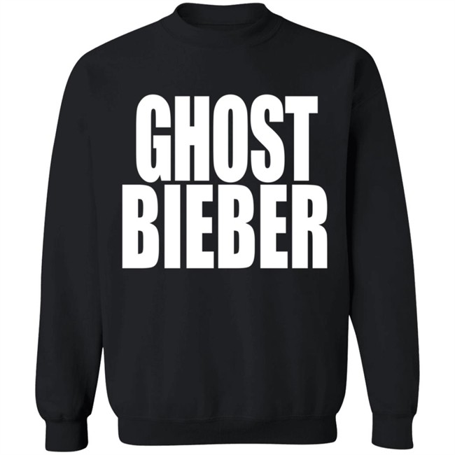 Justin Bieber Merch Ghost Bieber Crewneck Sweatshirt Justin Bieber Merch Ghost Bieber Crewneck Sweatshirt
