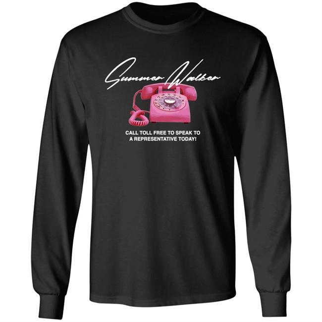 Summer Walker Merch Toll Free Hoodie Sweatshirt Summer Walker Merch Toll Free Hoodie Sweatshirt