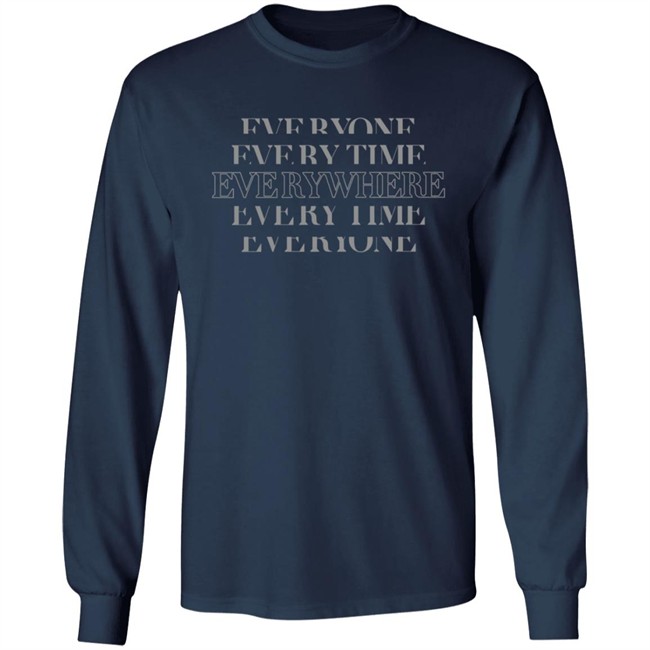 Max Holloway Merch Everyone Everytime Every Here Eee Serif Tee Shirt Max Holloway Merch Everyone Everytime Every Here Eee Serif Tee Shirt
