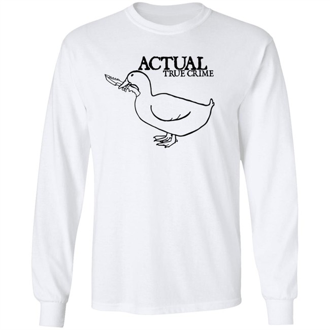 Yetiyeff 8750 Merch Actual True Crime - Duck Shirt Yetiyeff 8750 Merch Actual True Crime - Duck Shirt