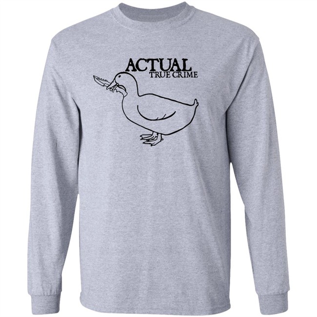 Yetiyeff 8750 Merch Actual True Crime - Duck Shirt Yetiyeff 8750 Merch Actual True Crime - Duck Shirt