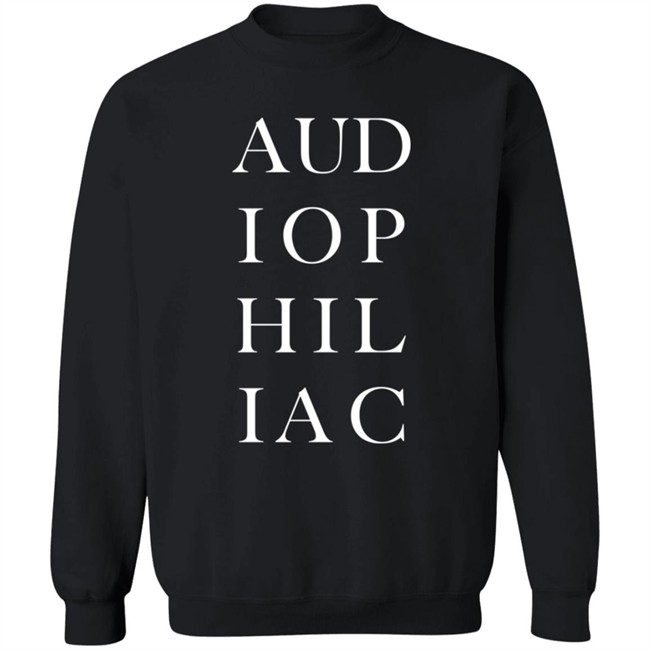 Audiophiliac Daily Show Store Audiophiliac Shirt Steve Guttenberg Audiophiliac Daily Show Store Audiophiliac Shirt Steve Guttenberg
