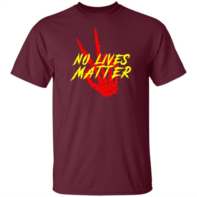 Hangovergang Store Shop Merch No Lives Matter Peace Out Tee Shirt Hangovergang Store Shop Merch No Lives Matter Peace Out Tee Shirt
