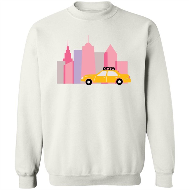 Gals On The Go Merch Signature Light Pink Crewneck Sweatshirt Gals On The Go Merch Signature Light Pink Crewneck Sweatshirt