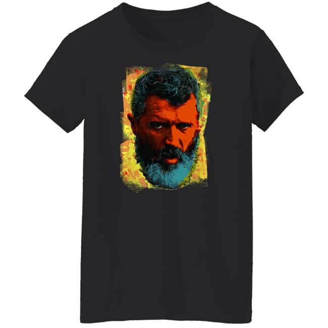 Ian Wright Roy Keane In Colour T Shirt Ian Wright Roy Keane In Colour T Shirt