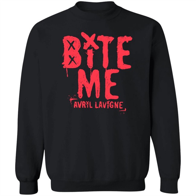 Avril Lavigne Merch Bite Me Shirt Avril Lavigne Merch Bite Me Shirt