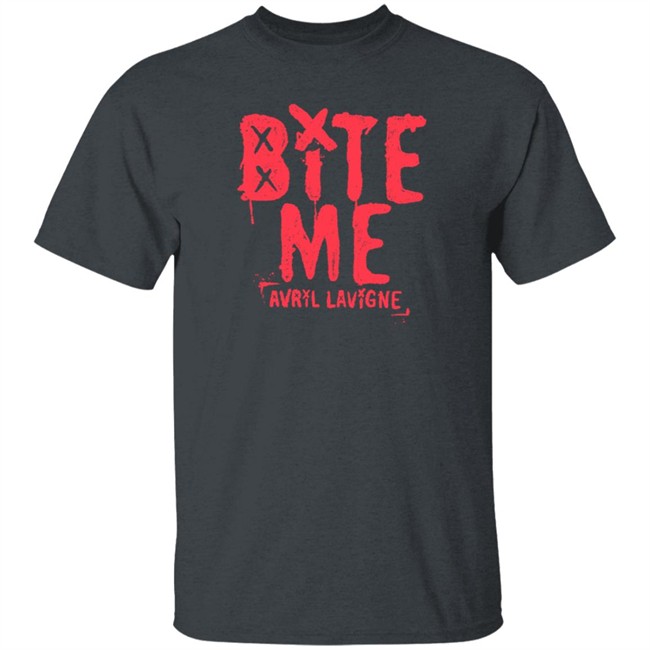 Avril Lavigne Merch Bite Me Shirt Avril Lavigne Merch Bite Me Shirt