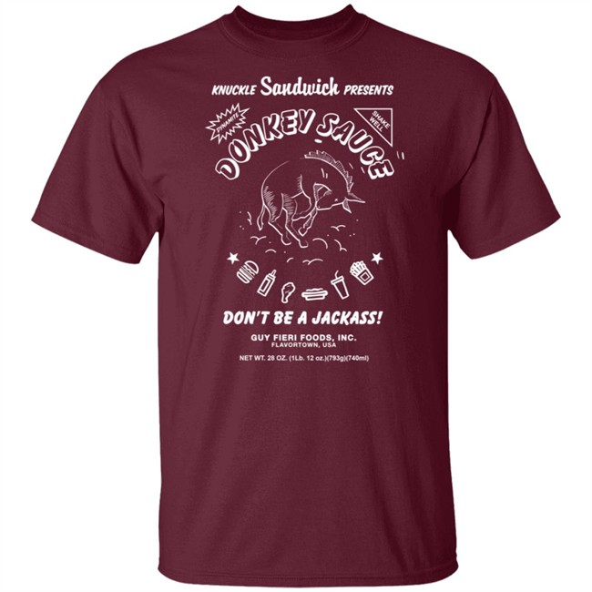 Guy Fieri Merch Donkey Sauce Tee Shirt Guy Fieri Merch Donkey Sauce Tee Shirt