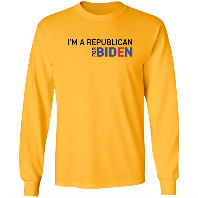 I'm A Republican For Biden T Shirt I'm A Republican For Biden T Shirt
