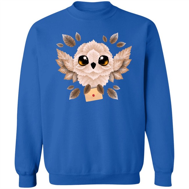 Owl Mail Of Leaves Hoodie Owl Mail Of Leaves Hoodie
