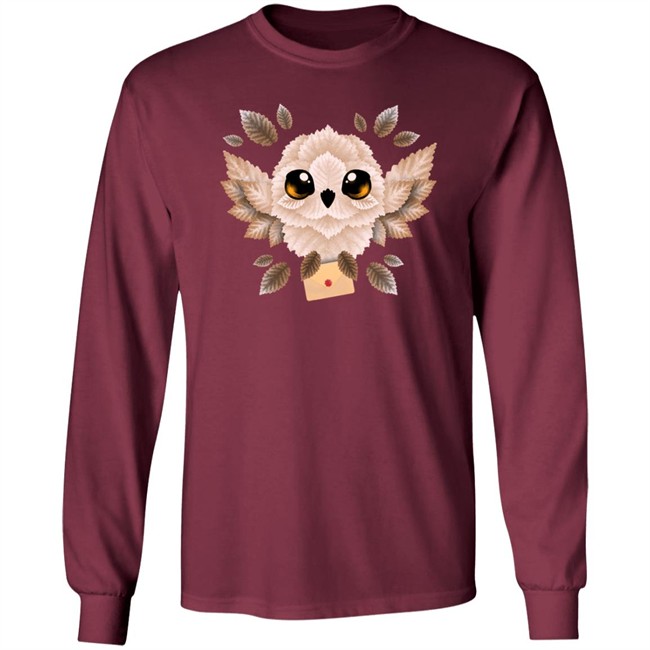 Owl Mail Of Leaves Hoodie Owl Mail Of Leaves Hoodie