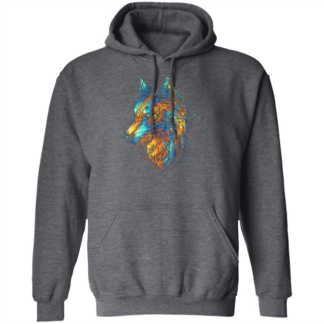 Colourful Wolf T Shirt Colourful Wolf T Shirt