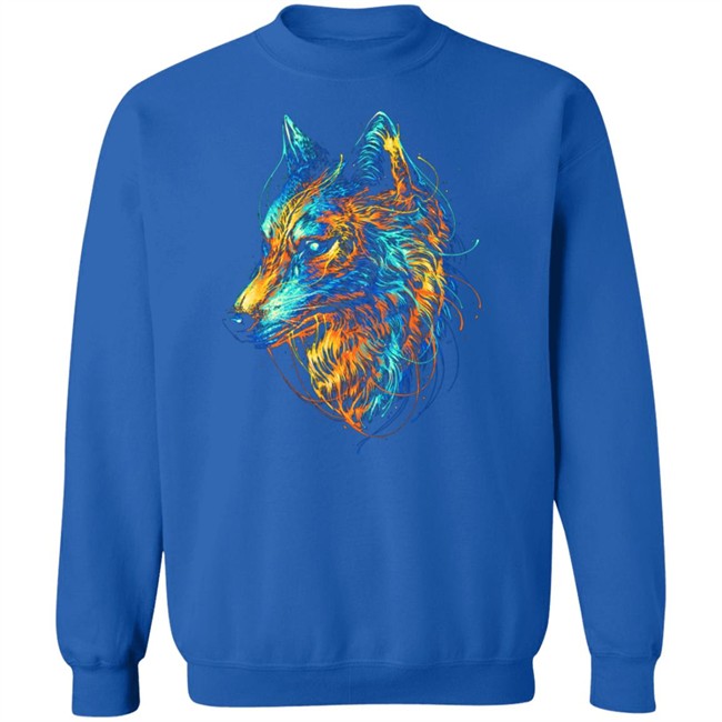 Colourful Wolf T Shirt Colourful Wolf T Shirt