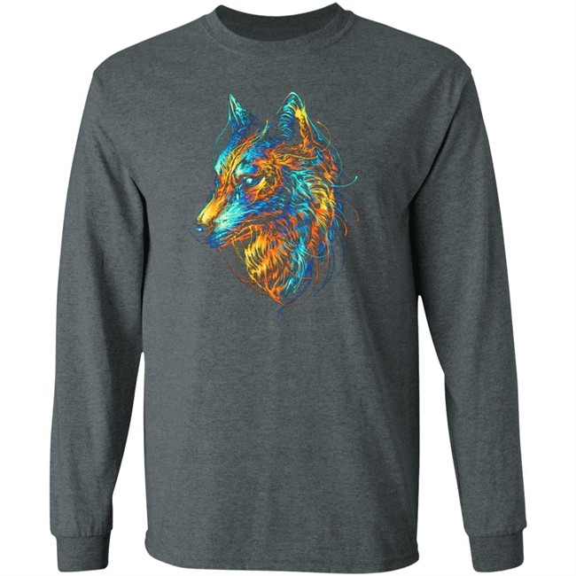 Colourful Wolf T Shirt Colourful Wolf T Shirt