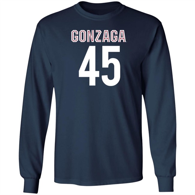 BreakingT Gonzaga Basketball Rasir Bolton 45 Shirt ZagMBB BreakingT Gonzaga Basketball Rasir Bolton 45 Shirt ZagMBB