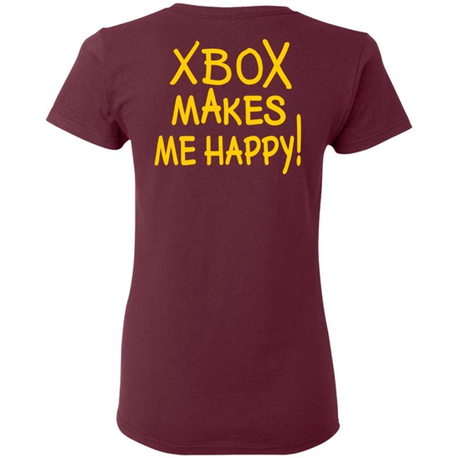 Xbox Makes Me Happy Smile Icon Shirt Xbox Makes Me Happy Smile Icon Shirt