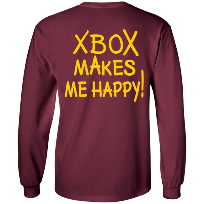 Xbox Makes Me Happy Smile Icon Shirt Xbox Makes Me Happy Smile Icon Shirt