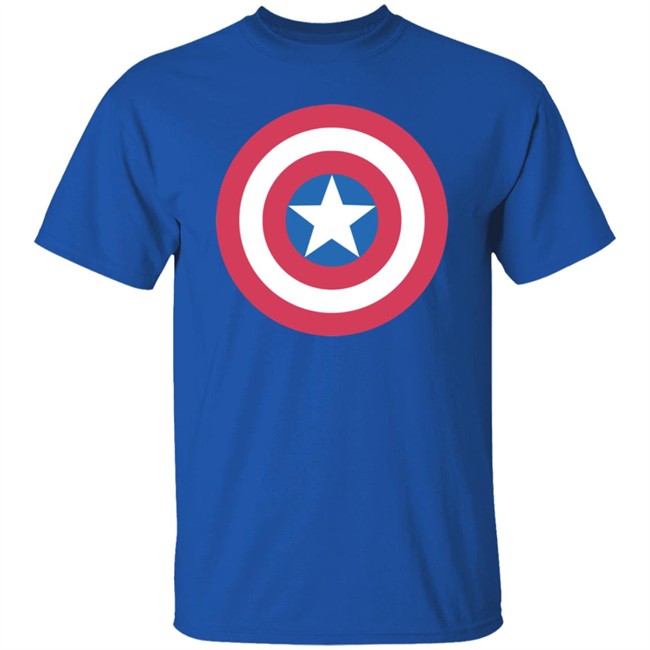 Captain America's Shield Superhero Shirt Captain America's Shield Superhero Shirt