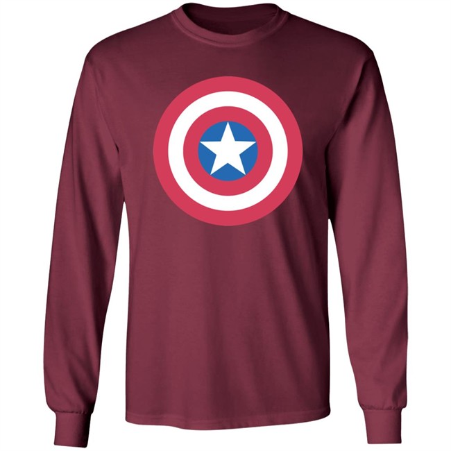 Captain America's Shield Superhero Shirt Captain America's Shield Superhero Shirt