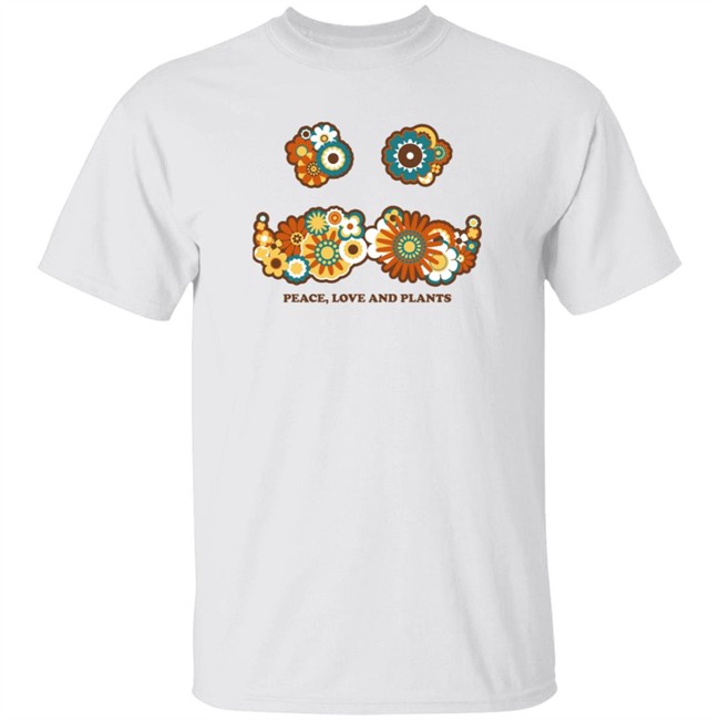 Mumbo Jumbo Merch Peace Love And Plants T Shirt