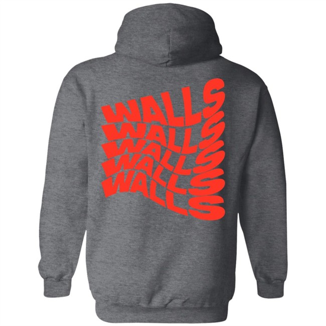 Smiley Walls Flock Print Hoodie Smiley Walls Flock Print Hoodie