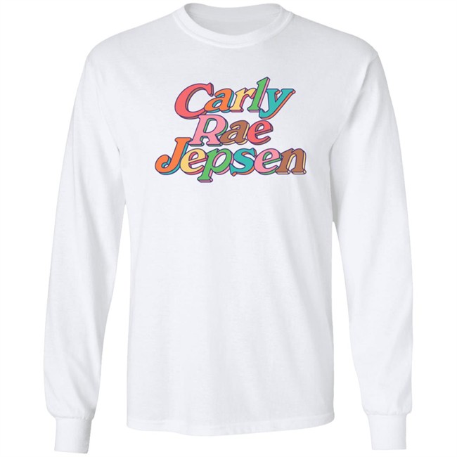 Carly Rae Jepsen Merch Rainbow Crj Tee Pink Carly Rae Jepsen Merch Rainbow Crj Tee Pink