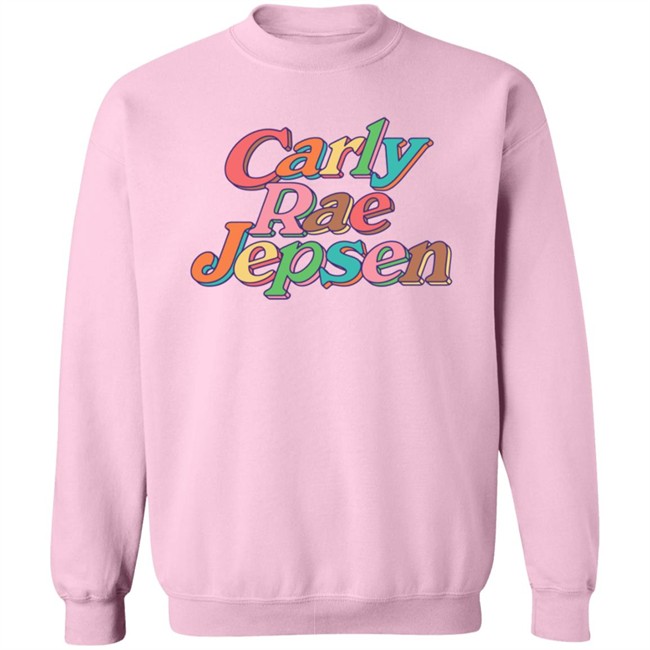 Carly Rae Jepsen Merch Rainbow Crj Tee Pink Carly Rae Jepsen Merch Rainbow Crj Tee Pink