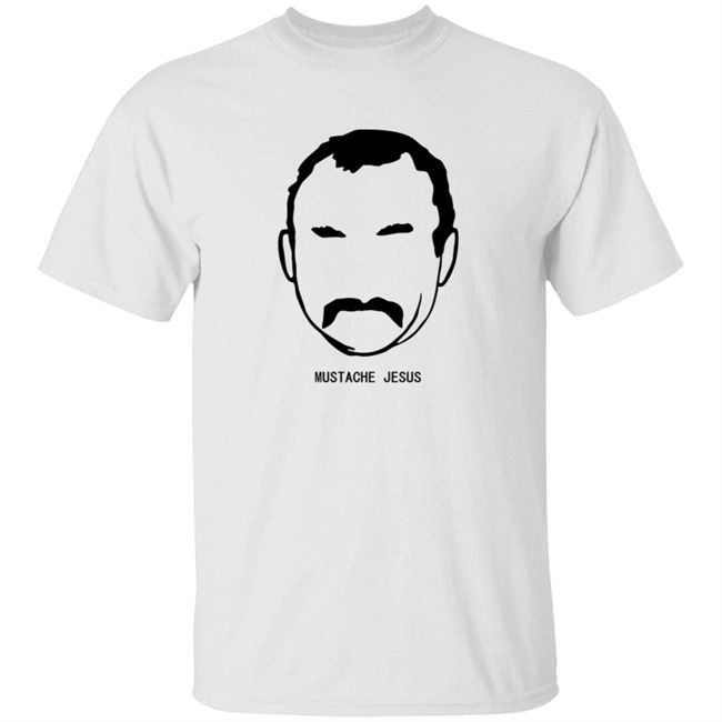 Mustache Jesus Tee