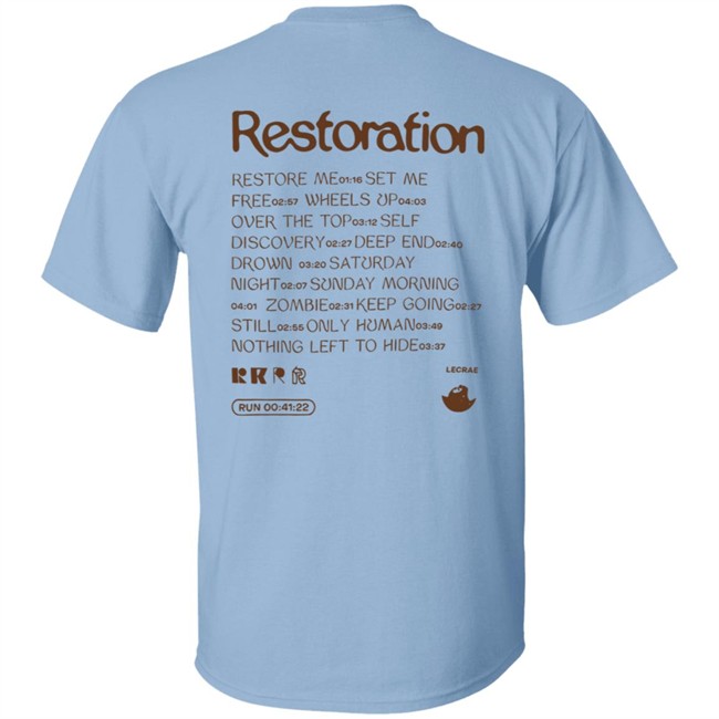 Lecrae Merch Restoration Tee Shirt Lecrae Merch Restoration Tee Shirt