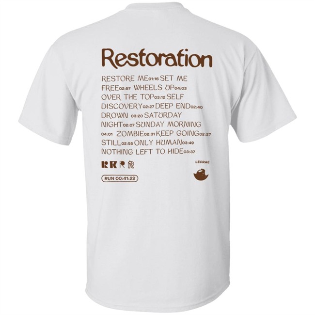 Lecrae Merch Restoration Tee Shirt Lecrae Merch Restoration Tee Shirt