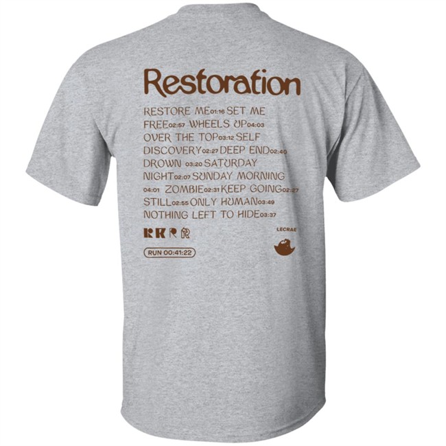 Lecrae Merch Restoration Tee Shirt Lecrae Merch Restoration Tee Shirt