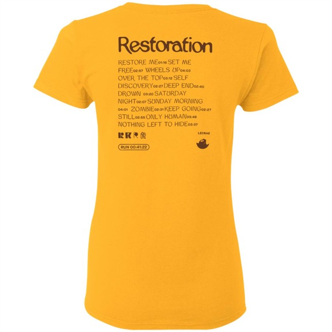 Lecrae Merch Restoration Tee Shirt Lecrae Merch Restoration Tee Shirt