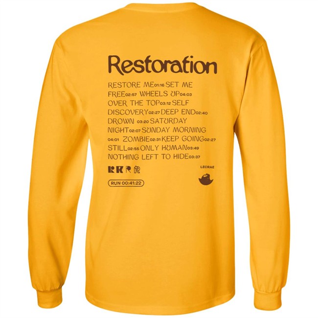 Lecrae Merch Restoration Tee Shirt Lecrae Merch Restoration Tee Shirt