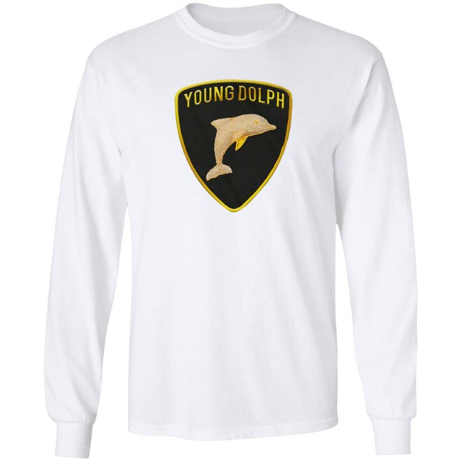Young Dolph Merch Rich Slave Dolph Emblem Blue White Tee Shirt Young Dolph Merch Rich Slave Dolph Emblem Blue White Tee Shirt