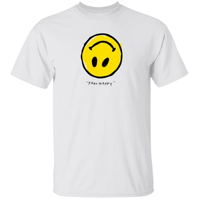 Paramore Merch Paramore Fake Happy T Shirt Paramore Merch Paramore Fake Happy T Shirt