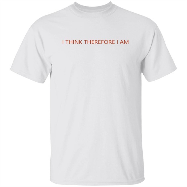 Billie Eilish Merch I Think Therefore I Am Hoodie