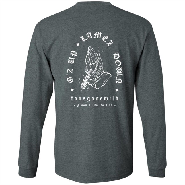 Thehyv Shop Foos Gone Wild Merch G'z Up Lamez Down Hoodie Thehyv Shop Foos Gone Wild Merch G'z Up Lamez Down Hoodie
