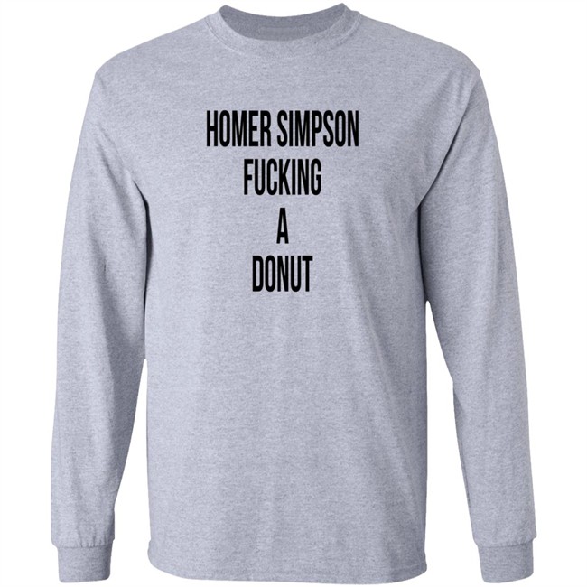 Homer Simpson Fucking A Donut Shirt Homer Simpson Fucking A Donut Shirt
