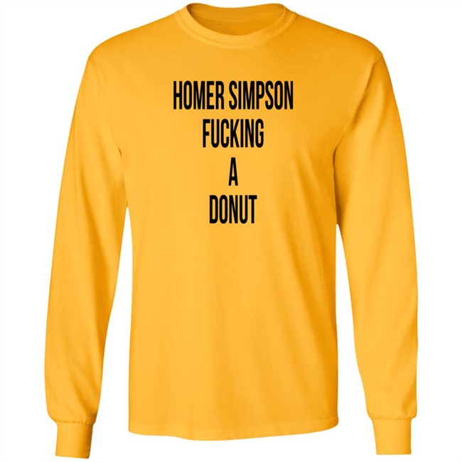 Homer Simpson Fucking A Donut Shirt Homer Simpson Fucking A Donut Shirt