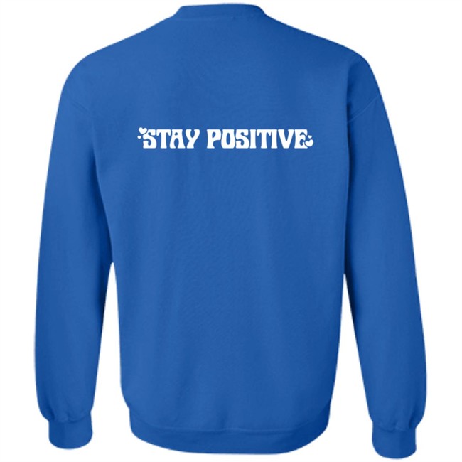 Nicole Laeno Pink Stay Positive Hoodie Nicole Laeno Pink Stay Positive Hoodie